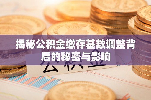 中牟揭秘公积金缴存基数调整背后的秘密与影响